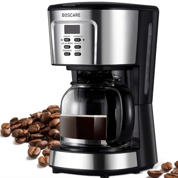 12-Cup Programmable Coffee Maker: Drip Coffee Maker,with Auto shut off. - Picture 1 of 7